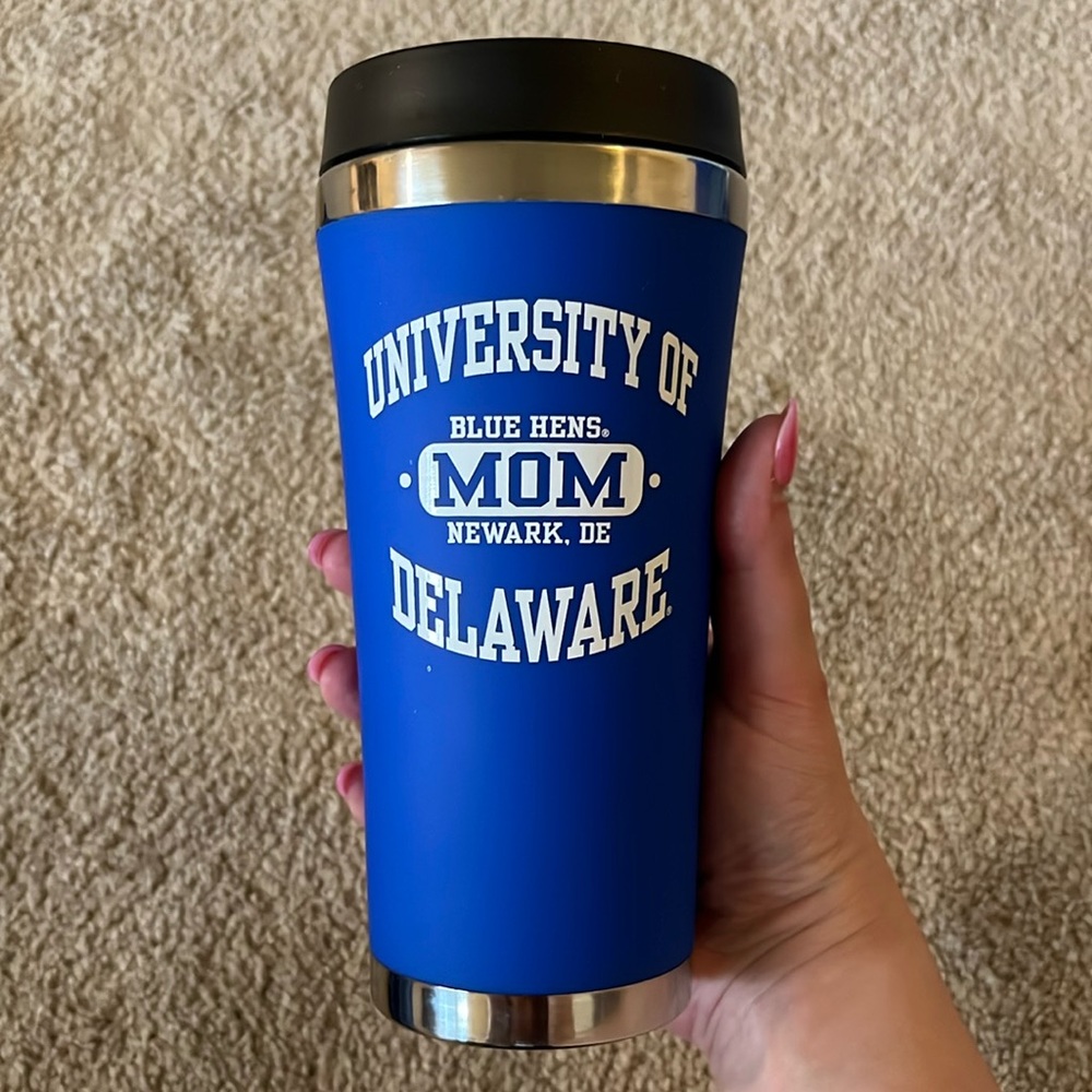 University of Delaware MOM travel coffee mug/tumbler